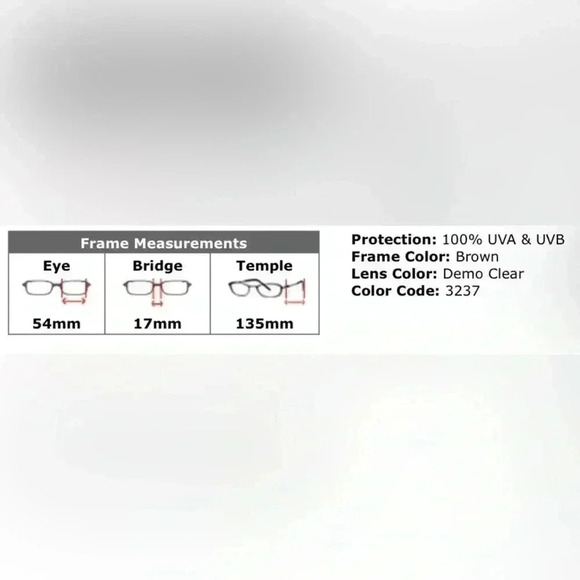 Burberry Women’s Eyeglasses Frames 54 17 135 Plastic B2004 Rectangular - Picture 9 of 9